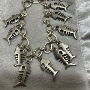 Vintage Fishbone skeleton bracket